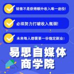 易思自媒体学院二次混剪视频特训营，0基础新手小白都能上手实操