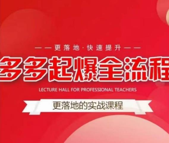 互力-多多新品打爆全流程,拼多多14天拉搜索自然流量,更落地·快速提升