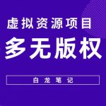【白龙笔记】拼多多无版权网课项目，月入5000的长期项目，玩法详细拆解【揭秘】