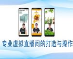 个人虚拟直播间的搭建与操作，专业虚拟直播间的打造与操作