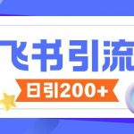 飞书引流创业粉玩法，无限私信不违规