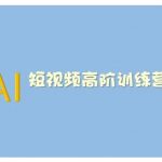 AI短视频系统训练营(2025版)掌握短视频变现的多种方式，结合AI技术提升创作效率
