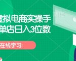 拼多多虚拟电商实操手册 小白单店日入3位数