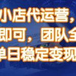 快手小店代运营，提供账号即可，团队全程操盘，单日稳定变现8张【揭秘】