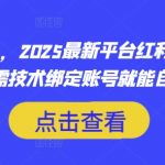 月入过W+，2025最新平台红利，无需本金、无需技术绑定账号就能自动收米