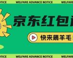 京东新用户拉新项目，拆解纯白嫖项目，玩法简单