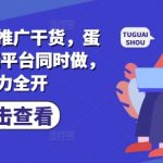 小说推文推广干货，蛋花小说3端平台同时做，火力全开