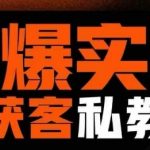 引爆实体AI模板引流私教班，从0~1讲透实体短视频获客