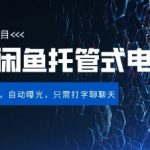 【闲鱼全自动电商带货】三年磨一剑，一朝露锋芒，长期稳定项目，单日稳定变现5张【揭秘】