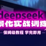 DeepSeek场景化实战训练营，保姆级教程，学完即用，手把手教你用DeepSeek提升效率