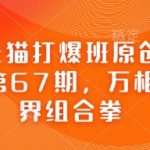 淘宝天猫打爆班原创高阶技术第67期，万相台无界组合拳