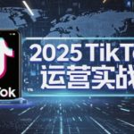 2025TikTok电商运营，掌握TikTok店铺运营核心技巧，实现低成本高转化