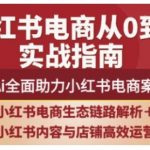 2025小红书电商全链路运营，Ai全面助力小红书电商案例