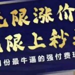 4月12号拼多多线上课，无限涨价，无限上秒杀，4月份最牛逼的强付费玩法