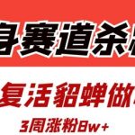 健身赛道杀疯了？我用AI复活貂蝉做瘦身操，3周涨粉8W