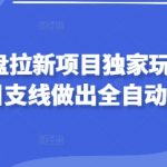2025网盘拉新项目独家玩法，靠主项目支线做出全自动收益
