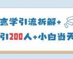 25年国学引流拆解+单日引200人+小白当天就能变现