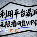 利用平台漏洞，无限撸网盘VIP会员，用户亲测有效!【漏洞原理+操作演示】