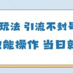 国学新玩法，引流不封号不违规小白也能操作，当日就能变现
