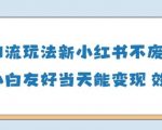 男粉引流玩法(新)，玩法友好做的好当天就能变现