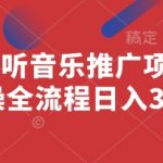 番茄畅听音乐推广项目，实操全流程日入3张