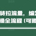 短视频带货拉流量，编发视频制作实操全流程(可搬运)
