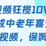 一个视频狂揽10W+点赞，AI生成中老年喜爱的鹦鹉唱歌视频，保姆级教程，轻松挣取创作者分成
