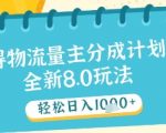 最新得物流量主分成计划，独家原创玩法，轻松日入1k+【揭秘】