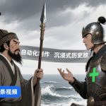 扣子工作流一键生成沉浸式历史故事，一天工作量，3分钟搞定