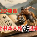 书本人物裸眼3D视频，新的玩法，流量超猛，保姆级教程