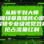 从新手到大师，掌握绿幕直播核心密码，解锁专业级视觉效果，抢占流量红利