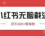 小红书截流同行客源，独家野路子获客玩法 日引200+暴力获客【揭秘】