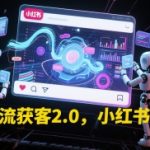 小红书引流获客2.0，小红书引流教程