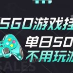 25年CSGO游戏搬砖，全自动挂G，不需要玩游戏，手机操作日入3张(不是汇率搬砖)【揭秘】