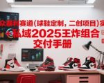 小众暴利赛道(球鞋定制，二创项目)实体+私域2025王炸组合  交付手册