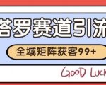 小红书某音塔罗赛道引流获客 自热矩阵日引200+【揭秘】