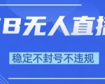 2025年TB无人直播带货10.0，全新技术，不违规，不封号，纯小白操作，日入1k【揭秘】