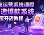 淘宝运营系统课程-打造爆款系统-淘宝开店教程