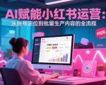 AI 赋能小红书运营：从账号定位到批量生产内容的全流程