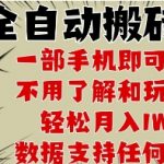 25年CSGO游戏搬砖项目，全自动运行，不需要玩游戏，手机操作日入3张【揭秘】