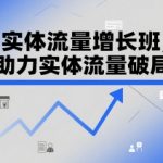 实体流量增长班，助力实体流量破局