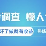 问卷调查，懒人勿扰，问卷都整理好了单价不等，做就有收益，熟练后单日3张【揭秘】