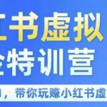 小红书虚拟电商掘金特训营第1期，从0到1，带你玩转小红书虚拟店铺