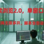 外卖浏览2.0，单窗口30+可矩阵无限多开，脚本全自动运行【揭秘】