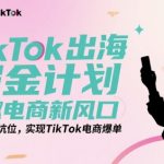 TikTok出海掘金计划，兴趣电商新风口，出海抢占坑位，实现TikTok电商爆单