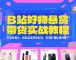 B站好物悬赏带货实战教程，平台流量大，抓住这波带货红利，别再盯着抖音内卷了
