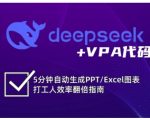 deepseek+VPA代码，5分钟自动生成PPT/Excel图表打工人效率翻倍指南（更新7月）