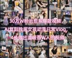 30万W粉治愈系爆款视频，AI复刻独居女孩动漫日常Vlog，4步做出温暖百W人的视频