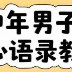 云天中年男人扎心语录图文视频，全套课程，含智能体，一键生成