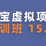 淘宝虚拟项目特训班15.0(更新2025)，适合新手或兼职操作，实现稳定收益